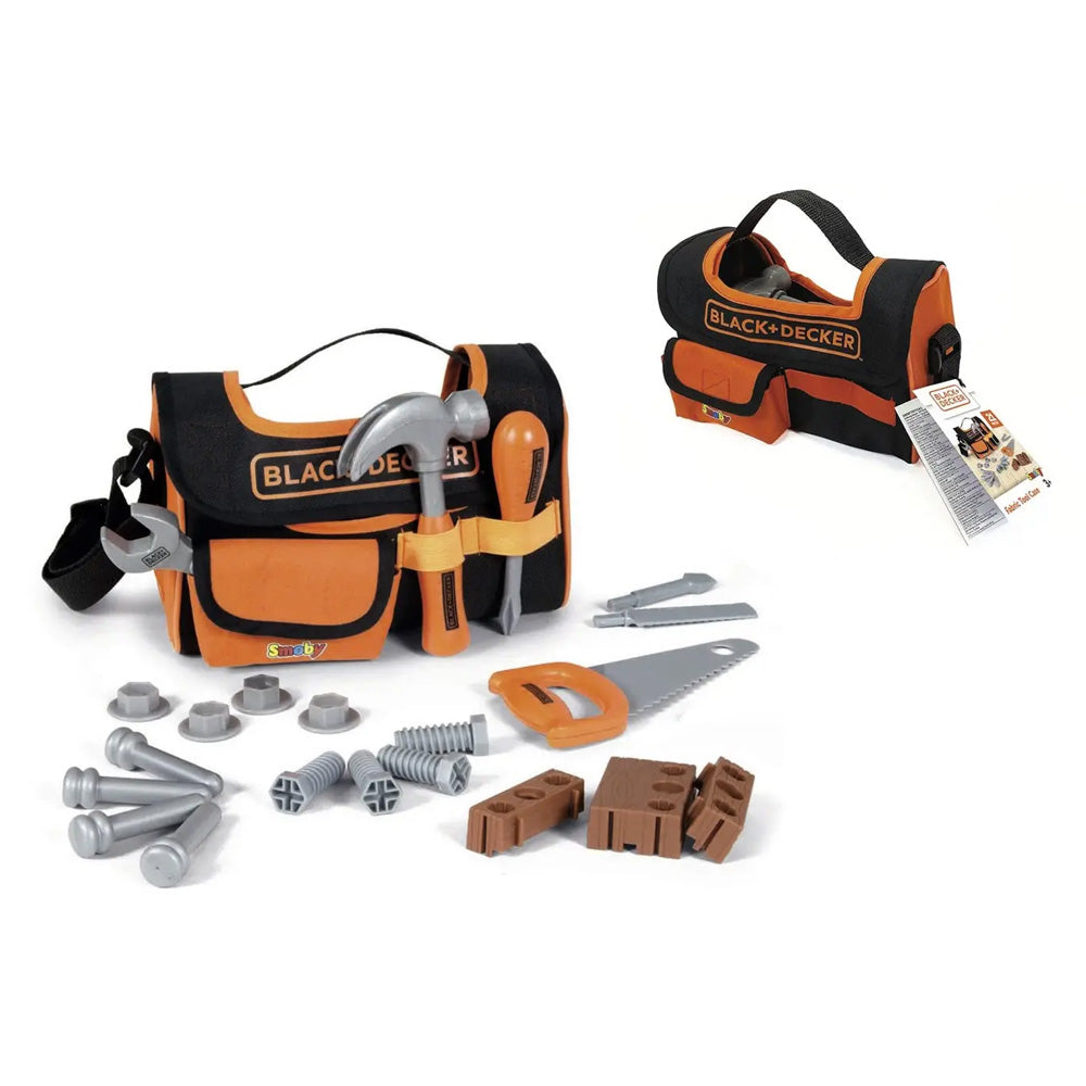 Smoby BLACK & DECKER FABRIC TOOL CASE
