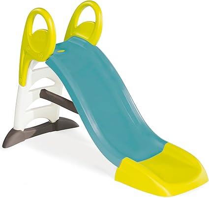 SMOBY GM Slide, Indoor or Outdoor, Wet or Dry, First Slide for Kids. Easy to assemble, for age 2+ years