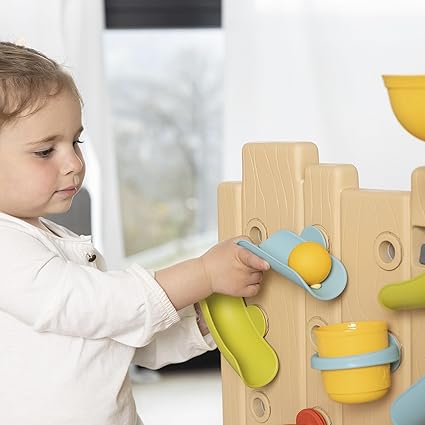 Smoby Activity Wall - Children's Activity Wall with Ball and Water Circuit, 29 Accessories Included