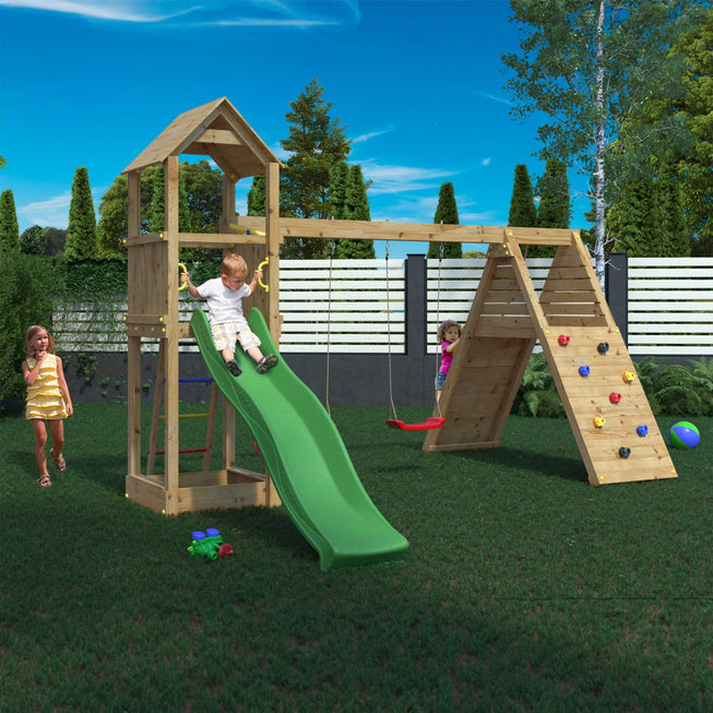 Fleppi Climbing Frame with Swing & Slide – Endless Adventure Awaits!