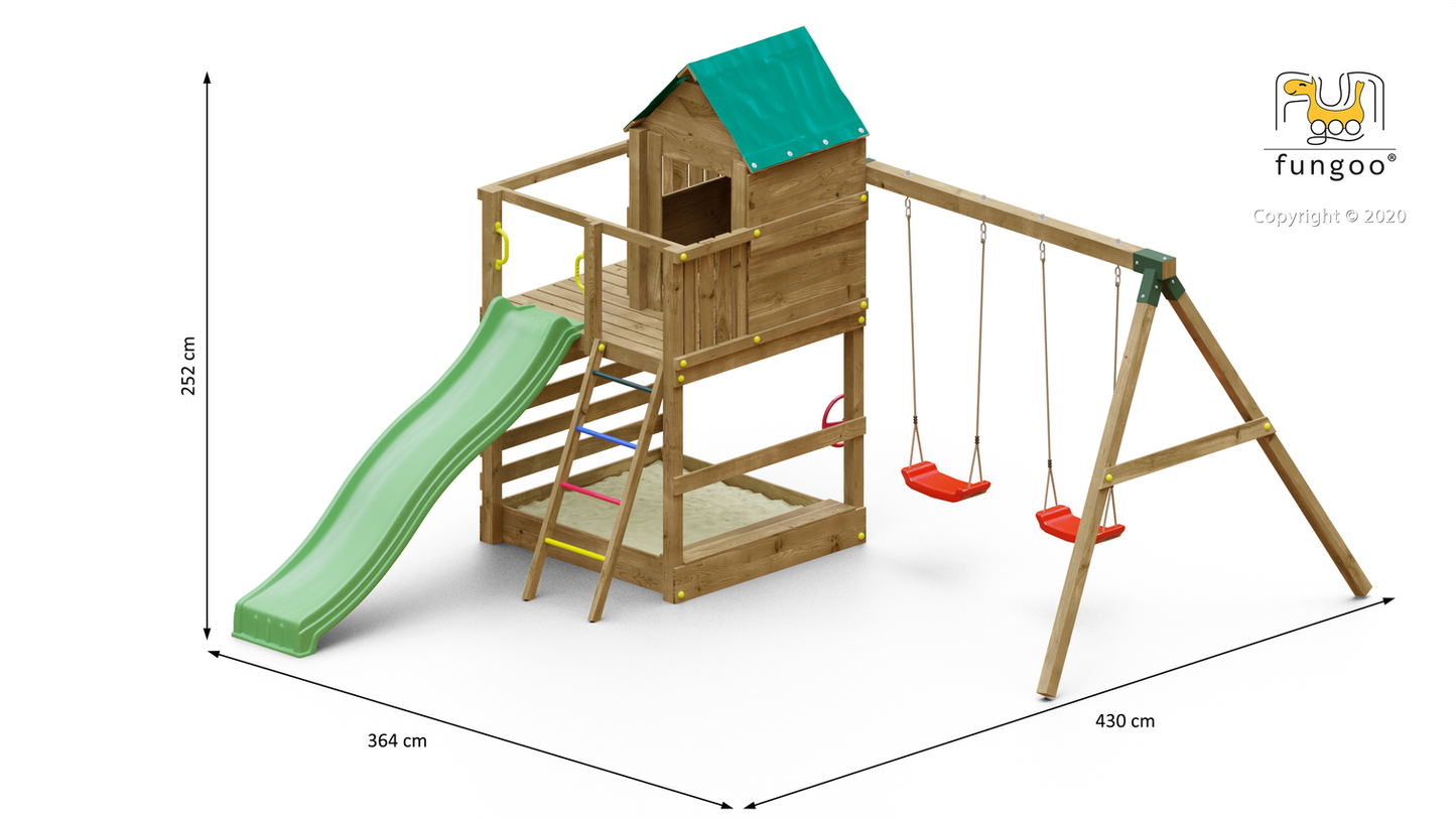 Shire Jarcas Wooden Play Fort – The Ultimate Backyard Adventure