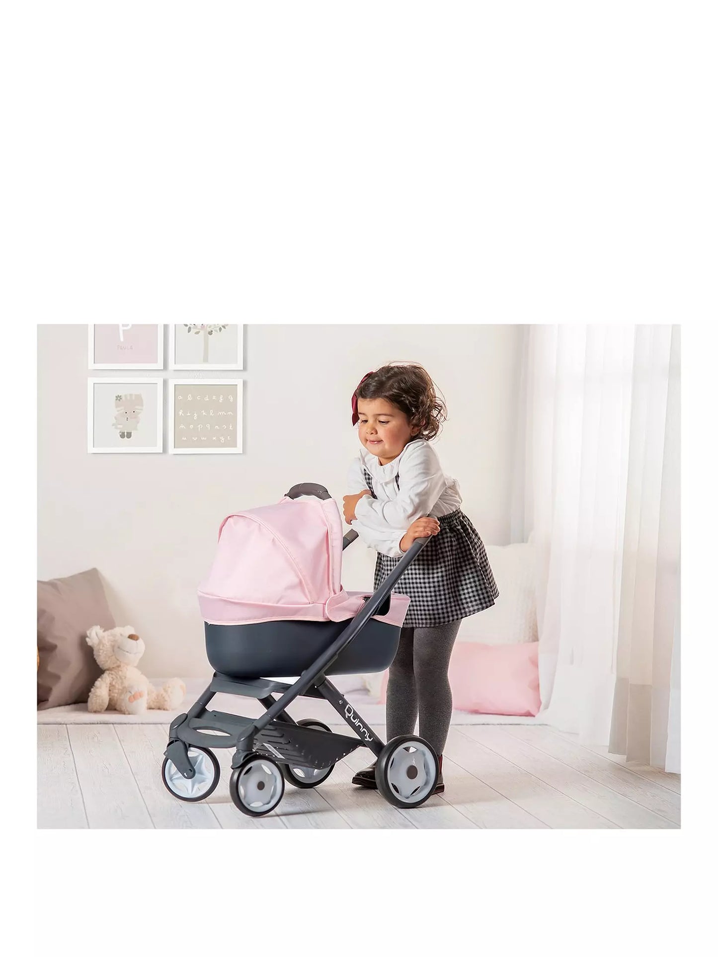 Maxi-Cosi Quinny Removable Seat Dolls Pram From Smoby Pink 3