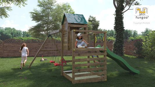 Shire Jarcas Wooden Play Fort – The Ultimate Backyard Adventure