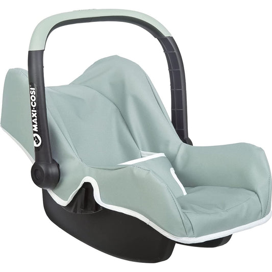 Smoby Maxi-Cosi Doll Car Seat - Car Seat With Carrying Handle In Original Maxi Light Sage and Light Pink