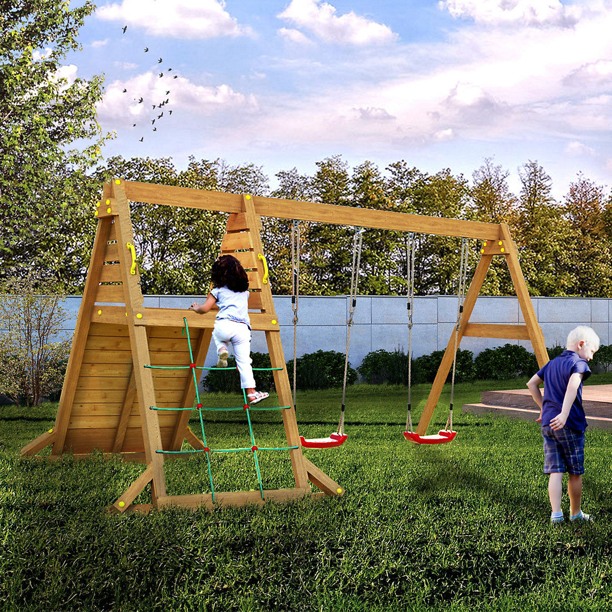 Shire Spider King Teak painted with climbing ramp