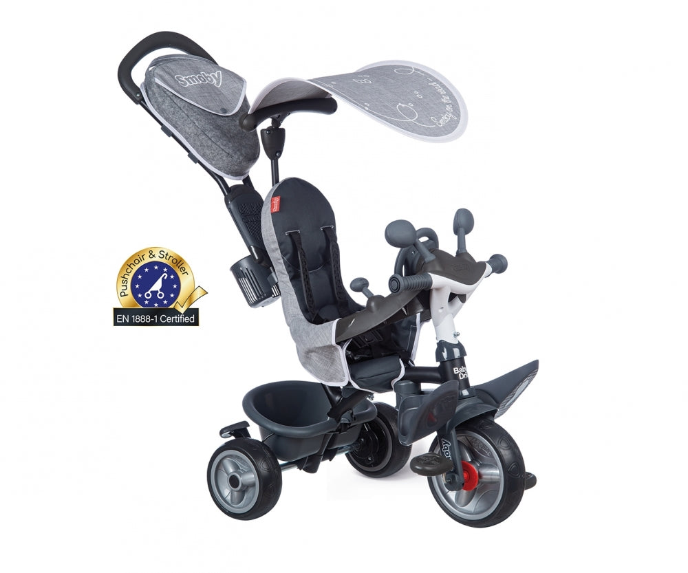 Baby Driver Comfort Grey Plus Tricycle