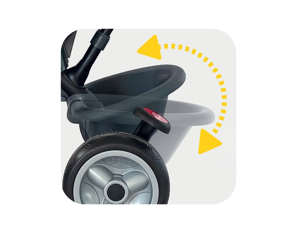 Baby Driver Comfort Grey Plus Tricycle