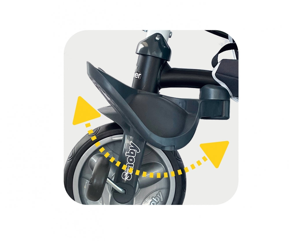 Baby Driver Comfort Grey Plus Tricycle