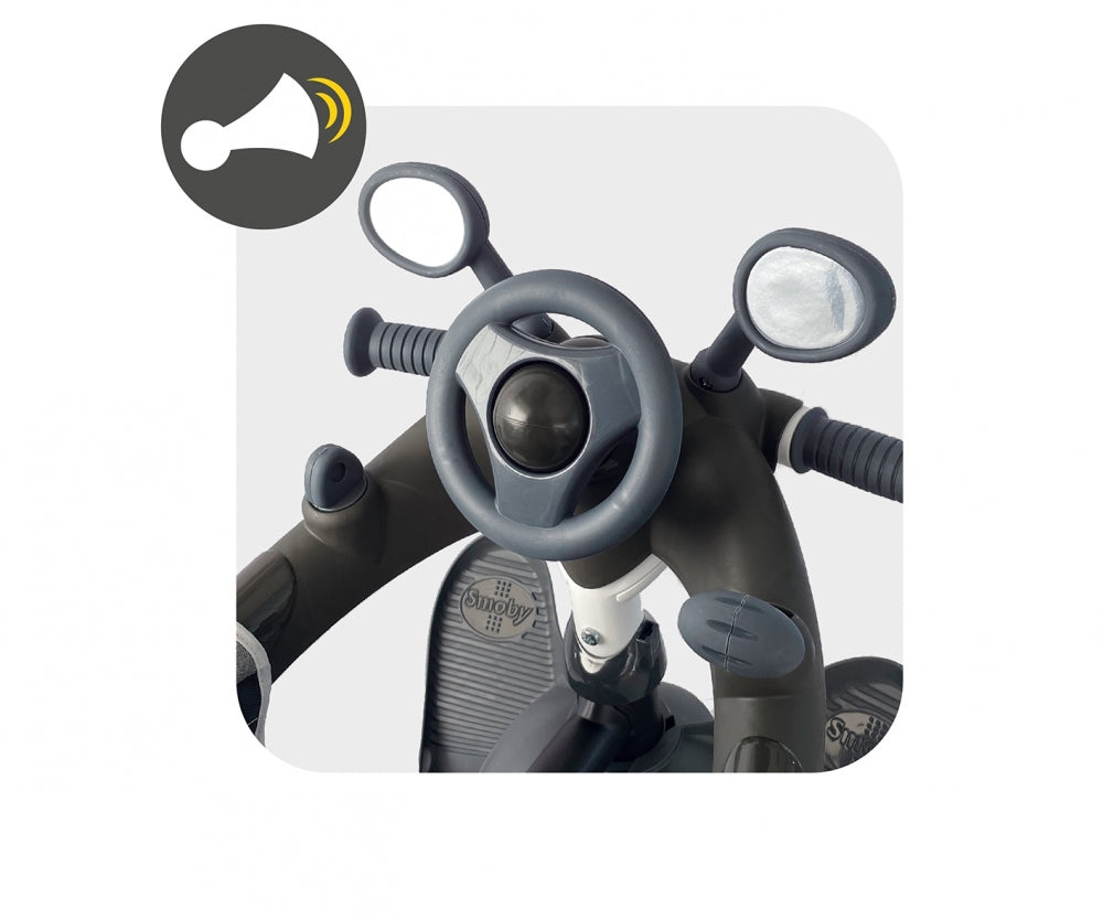 Baby Driver Comfort Grey Plus Tricycle