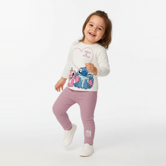 Angel Leggings Girls Casual Set
