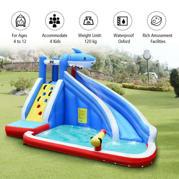 Children's Inflatable Slide with Splash Pool