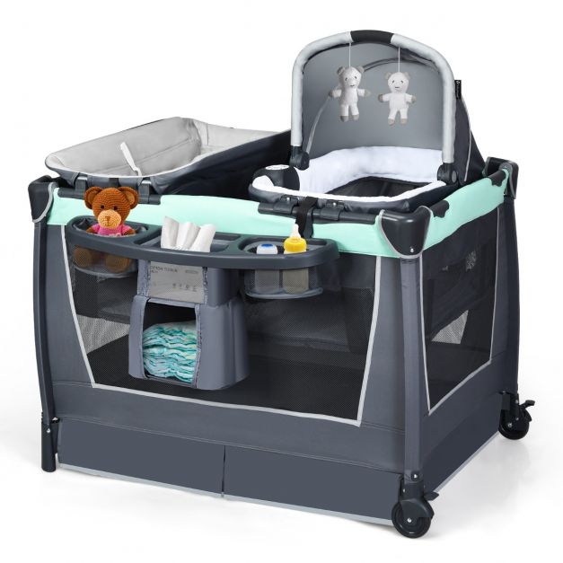 Travel Cot / Playpen with Removable Bassinet