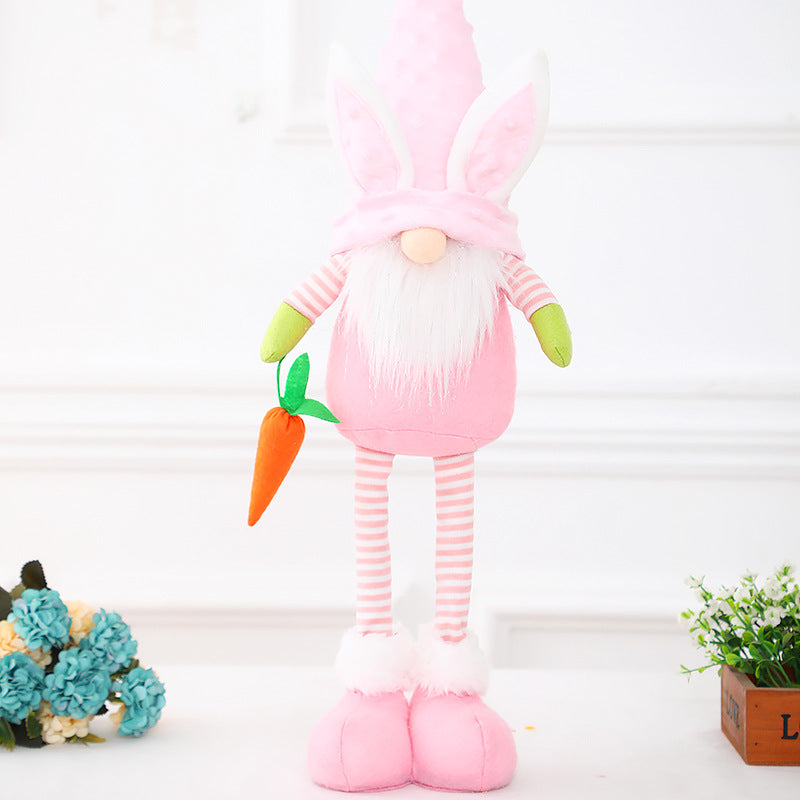 Easter Forester Standing Posture Telescopic Standing Posture Large Decoration
