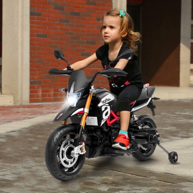 Kids Ride on Motorcycle 12V Battery Powered with Music & LED Light