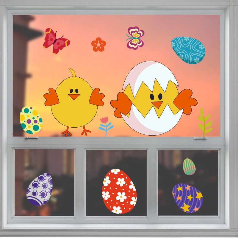 Easter Egg Decorative Wall Sticker Showcase