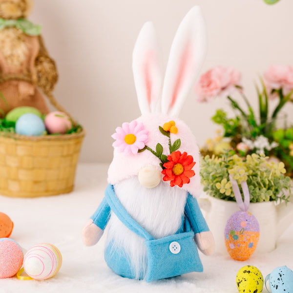Easter Faceless Gnome Rabbit Doll DIY Handmade Home Decoration Spring Hanging Bunny Ornaments Kids Gifts 2023