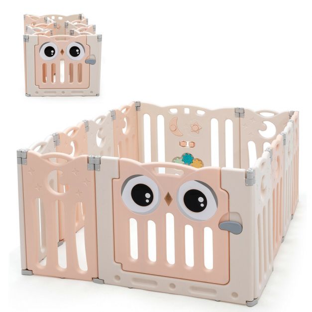 12 Panel Foldable Baby Playpen