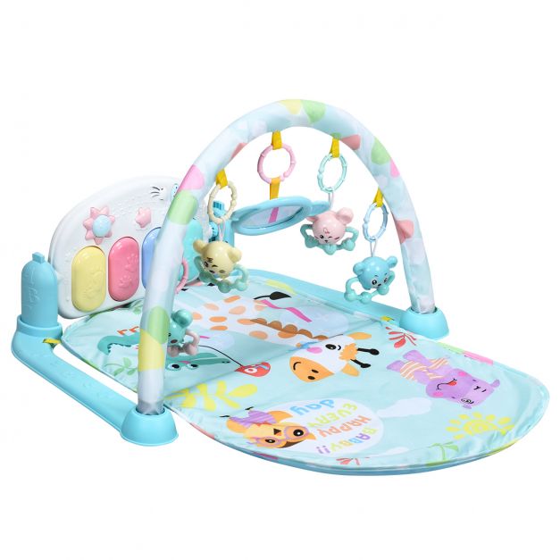 Baby Play Mat with Lights and Music for Newborn