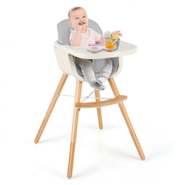3-in-1 Adjustable and Detachable Infant High Chair