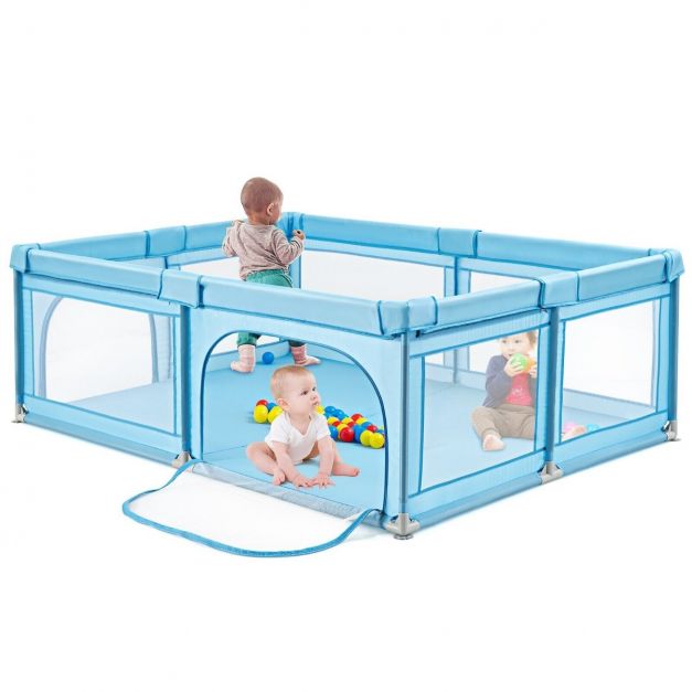 Kids Infant Safety Yard Activity Center with Ocean Balls
