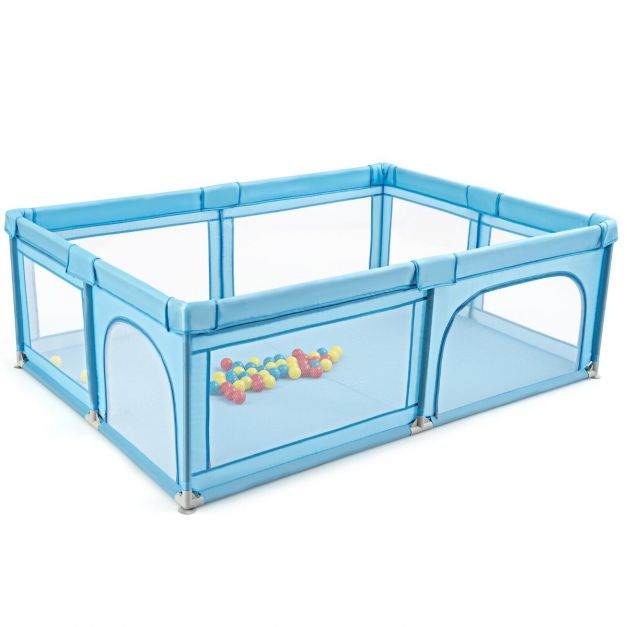 Kids Infant Safety Yard Activity Center with Ocean Balls
