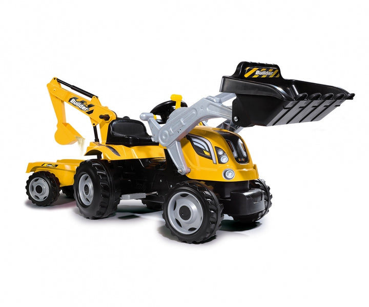 Smoby Builder Maxx Tractor + Trailer