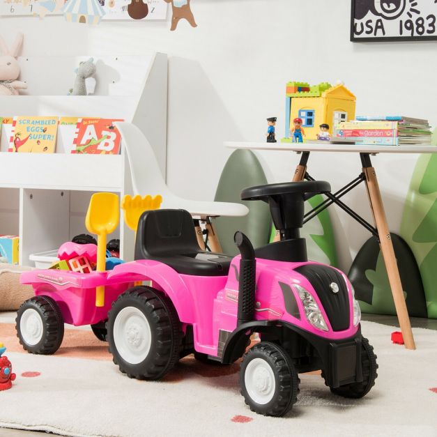 Kids Ride on Tractor with Horn and Whistle for Toddlers