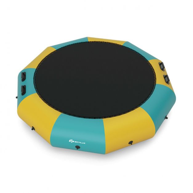 10FT Inflatable Water Trampoline with 500W Electric Inflator