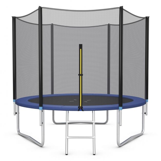 8/10/12FT Replacement Trampoline Mat with Metal V-Hooks