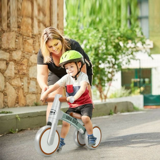 Baby Balance Bike with 3 Silent Wheels for 1-3 Years Old