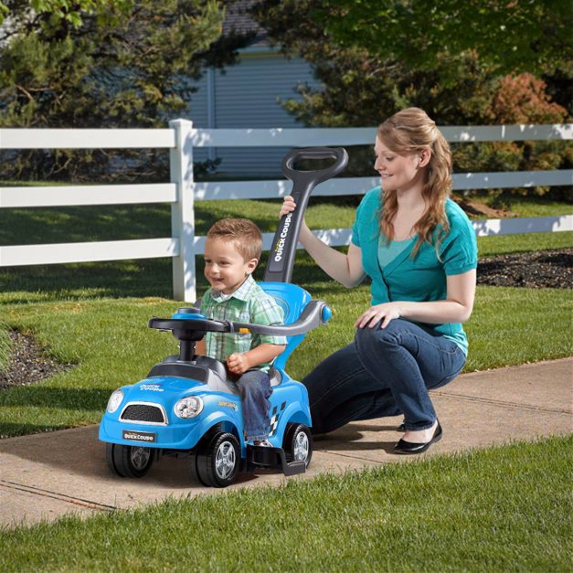 Kids 3 in 1 Ride on Car with Push Handle